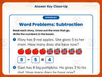 Word Problem Subtraction Worksheet – Kindergarten Word Problems preview 7