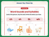 Word Sounds and Syllables Worksheet – 1st Grade Beginning Sounds preview 7
