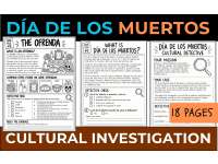 Worksheets for Día de los Muertos Cultural Detective preview