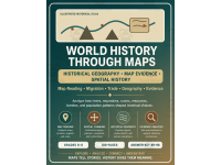 World History Through Maps | Geography & Map | Grades 6–8 | 100 Pages preview 2