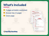 Wrestling and Writing WR Phonics Stories Worksheet – 1st Grade Blends preview 5