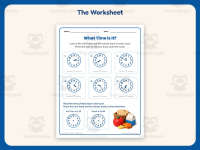 Write the Time Worksheet – 2nd Grade Clocks & Telling Time Practice preview 2