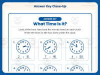Write the Time Worksheet – 2nd Grade Clocks & Telling Time Practice preview 7