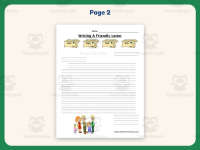 Writing a Letter Worksheet Collection – 1st-4th Grade Lined Paper preview 3