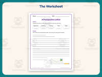 Writing a Persuasive Letter Worksheet – 4th Grade Lined Paper Practice preview 2