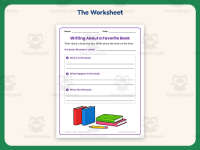 Writing about a Favorite Book Worksheet – 1st Grade Prompts Practice preview 2