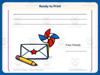 Writing an Independence Day Letter Worksheet – 2nd Grade 4th of July preview 7