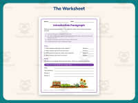 Writing an Introduction Paragraph Worksheet – 4th Grade Essays preview 2