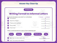 Writing Formal vs. Informal Letters Worksheet – 3rd Grade Prompts preview 7