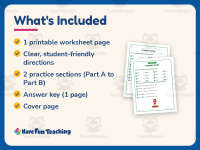 Writing Irregular Verbs Worksheet – 2nd Grade Grammar Practice preview 5