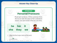 Writing Personal Pronouns Worksheet – 2nd Grade Grammar Practice preview 7