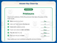 Writing Sentences with Pronouns Worksheet – 2nd Grade Grammar Practice preview 7