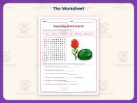 Wyoming Word Search Worksheet – 3rd Grade States Practice + Answer Key preview 2