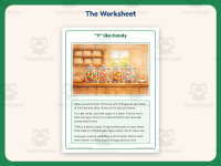Y Like Candy Reading Comprehension Worksheet – 1st Grade Vowels preview 2