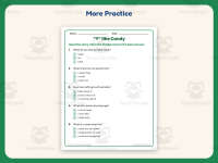 Y Like Candy Reading Comprehension Worksheet – 1st Grade Vowels preview 7