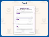 You Write the Story Helping Picture Worksheet – 2nd Grade Prompts preview 3