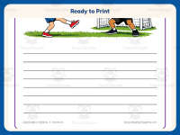 You Write the Story Soccer Picture Worksheet – 2nd Grade Prompts preview 7