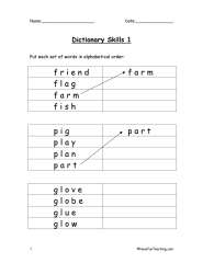 Worksheets & Printables