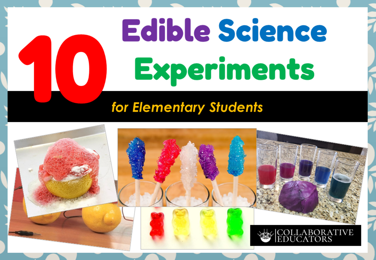 An educational teaching resource from Bright Classroom Ideas Marketplace entitled 10 Edible Science Experiments for Elementary Students downloadable at Teach Simple.