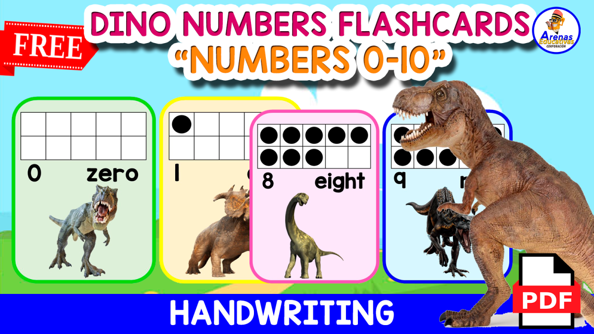An educational teaching resource from EDITORIAL LAURA EDUCA entitled 11 FREE NUMBERS FLASHCARDS | Numbers 0 to 10 downloadable at Teach Simple.