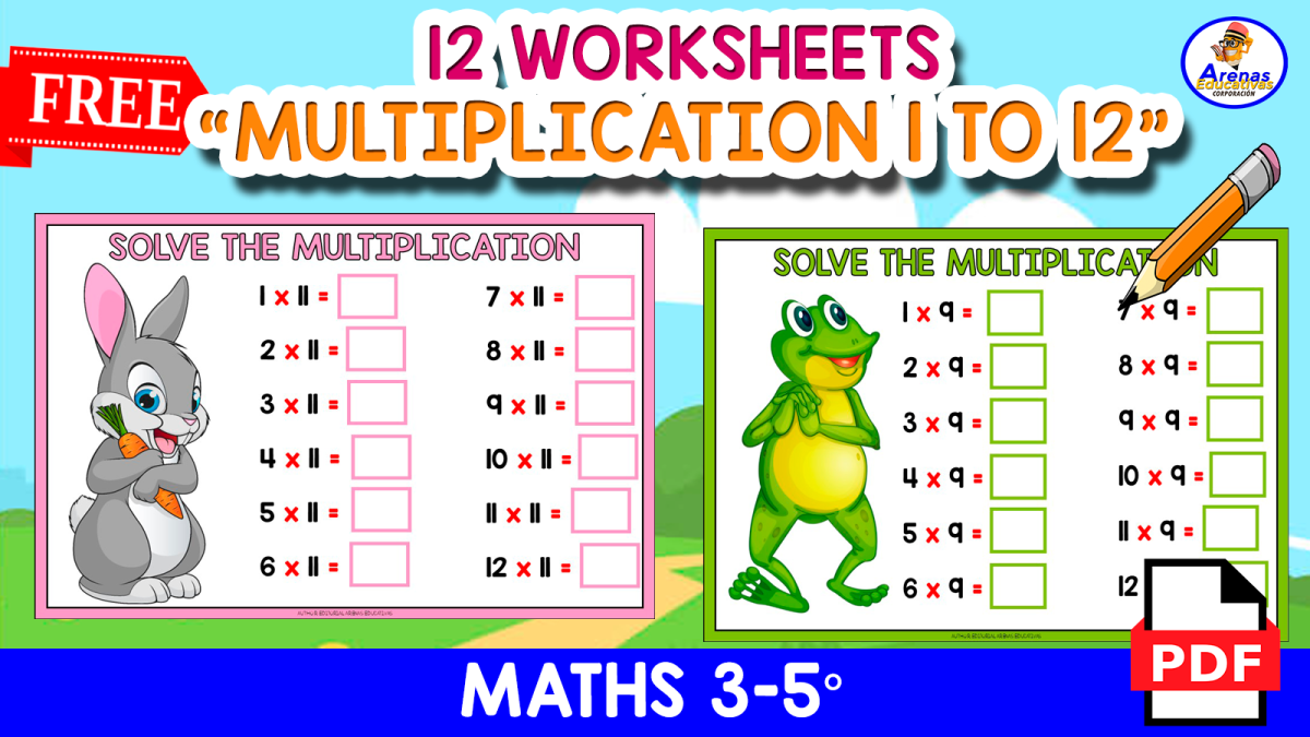 An educational teaching resource from EDITORIAL LAURA EDUCA entitled 12 FUNNY DIVISION WORKSHEETS | Animal Theme downloadable at Teach Simple.