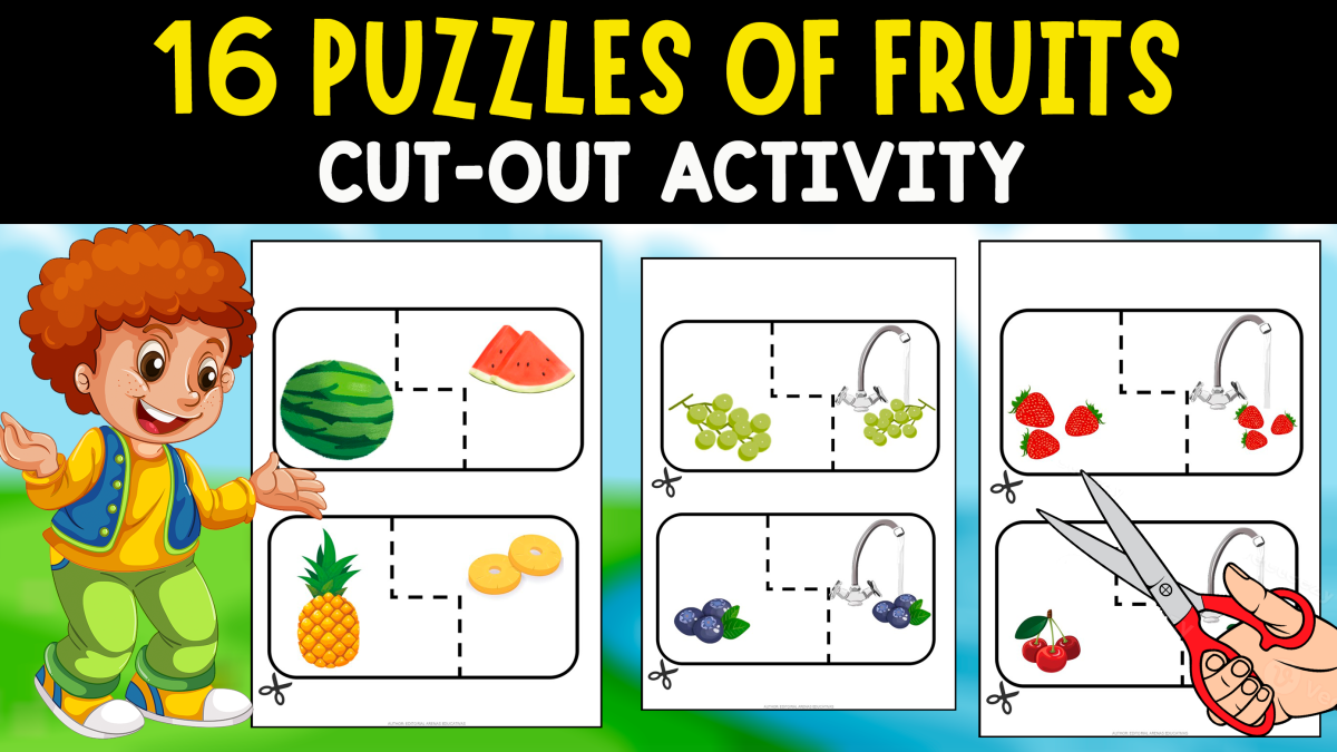 16 PUZZLES | FRUITS THEMED preview