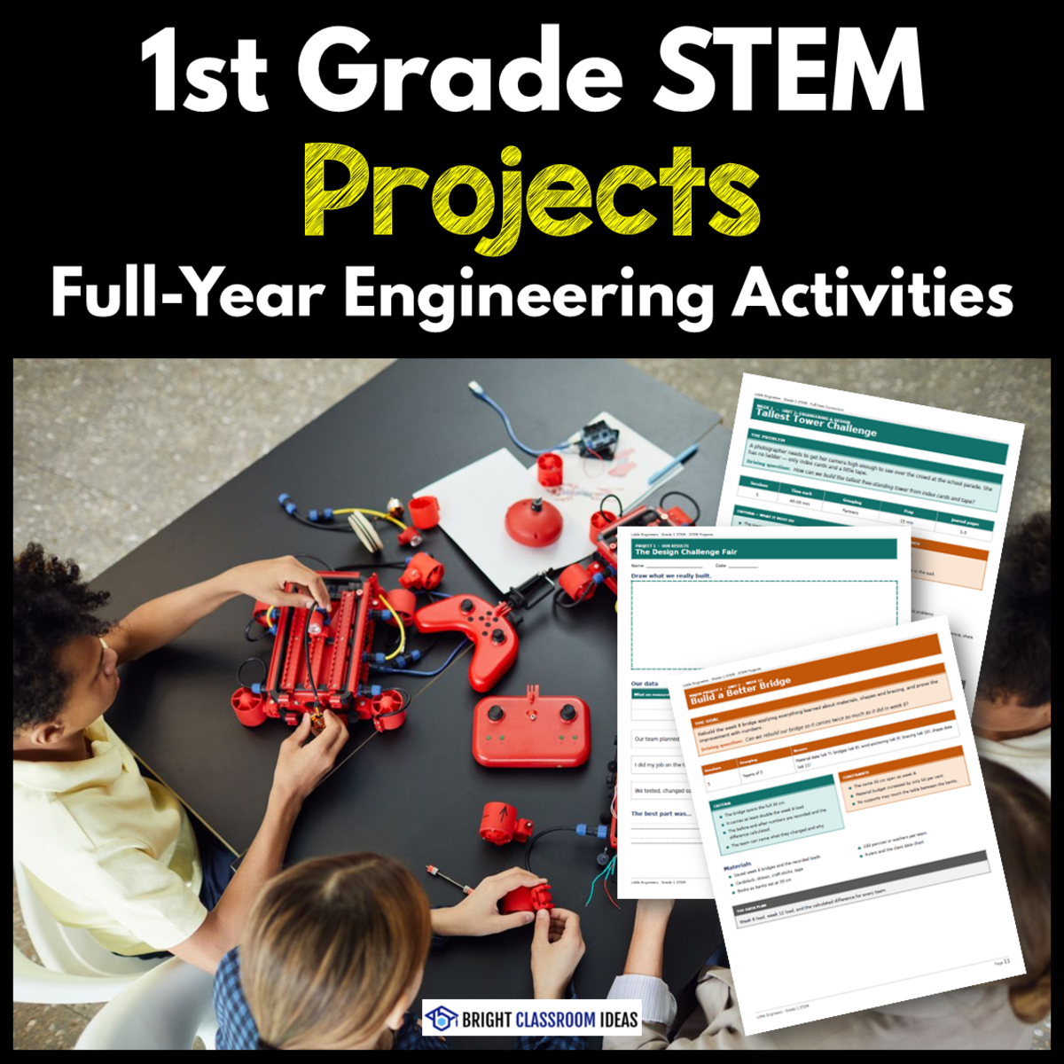 1st Grade STEM Projects | Full-Year Engineering Activities preview