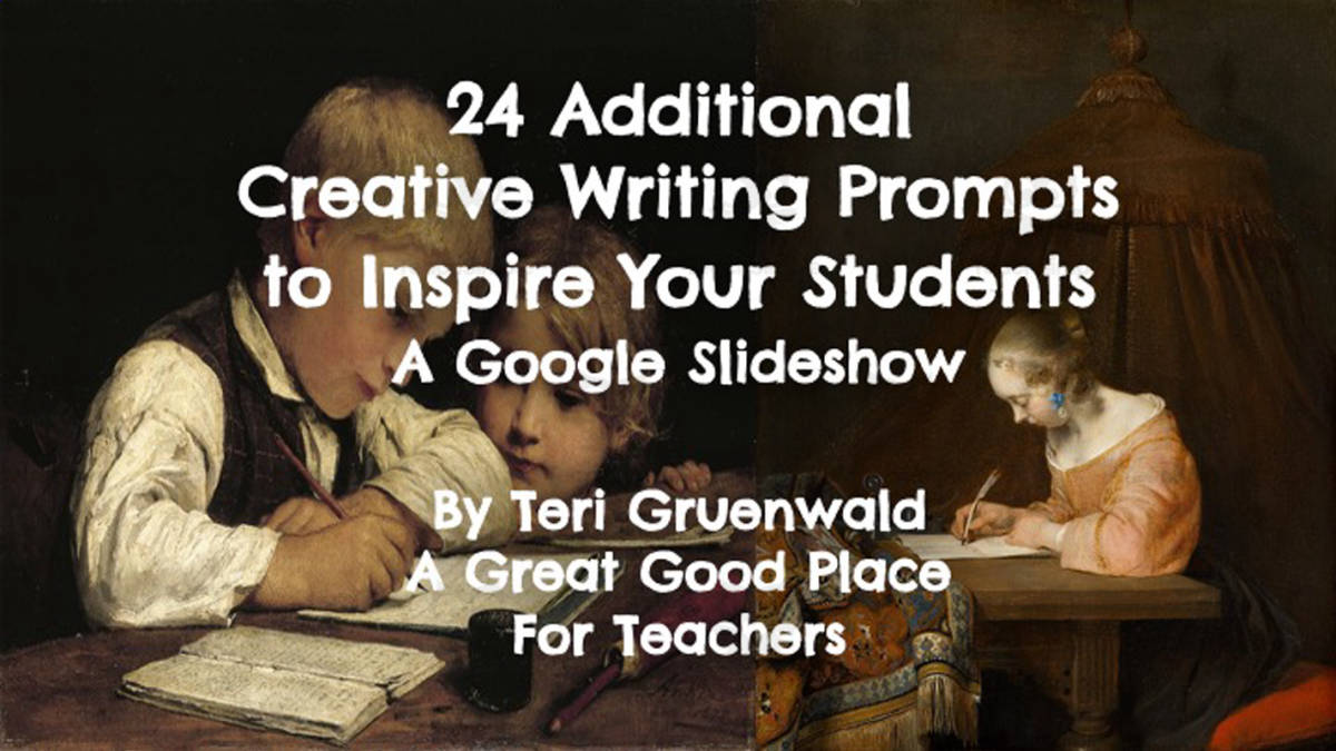An educational teaching resource from Intentional Teaching and Learning entitled 24 Additional Creative Writing Prompts to inspire Your Students downloadable at Teach Simple.
