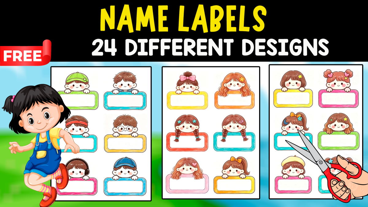 24 NAME PLATES FOR KIDS | DIFFERENT DESIGNS preview