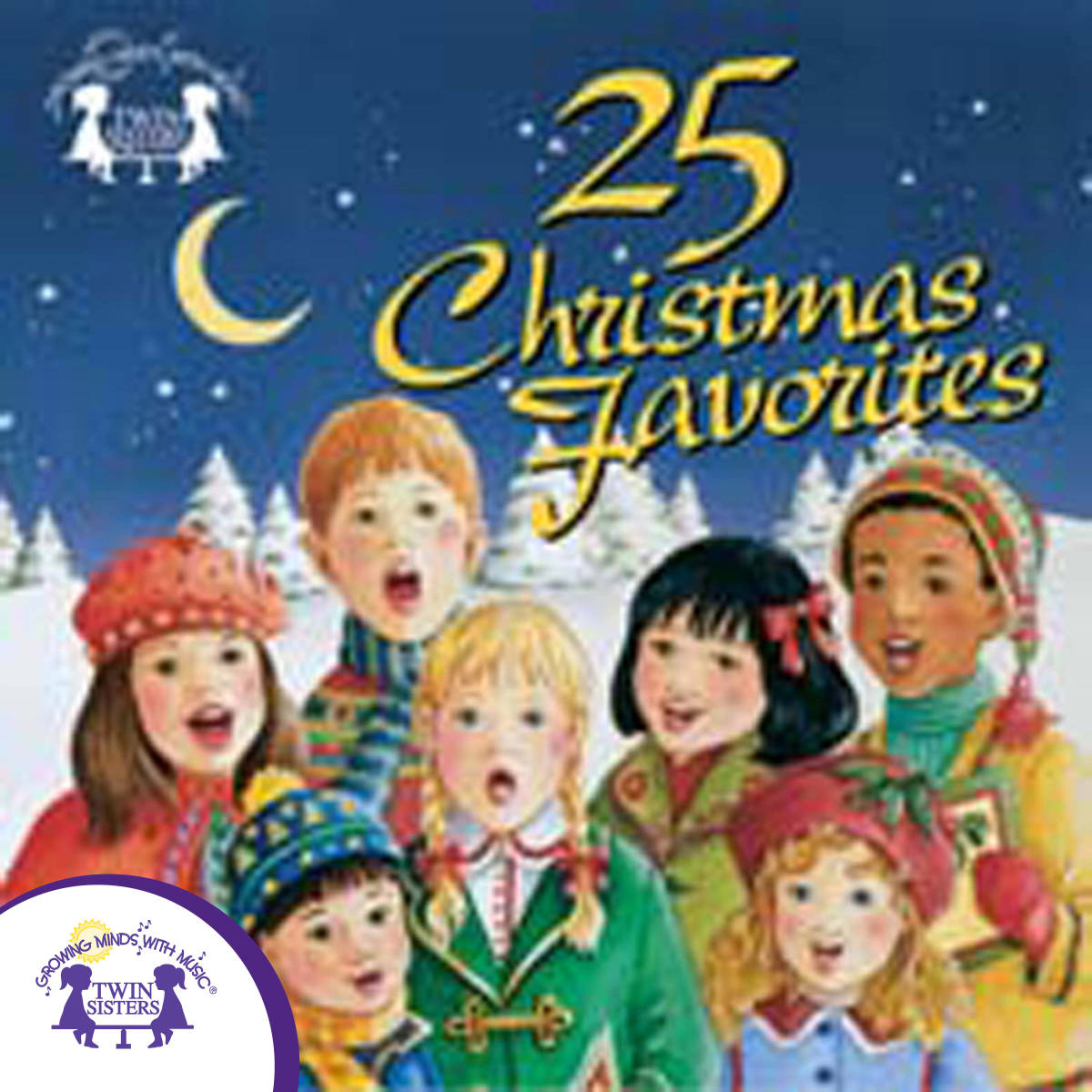 An educational teaching resource from Twin Sisters Digital Media entitled 25 Christmas Favorites Songs downloadable at Teach Simple.