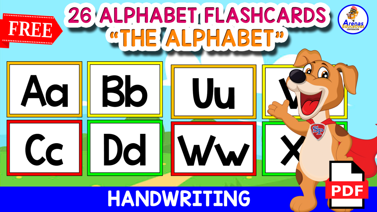 An educational teaching resource from EDITORIAL LAURA EDUCA entitled 26 ALPHABET CARDS | KG THEMED downloadable at Teach Simple.