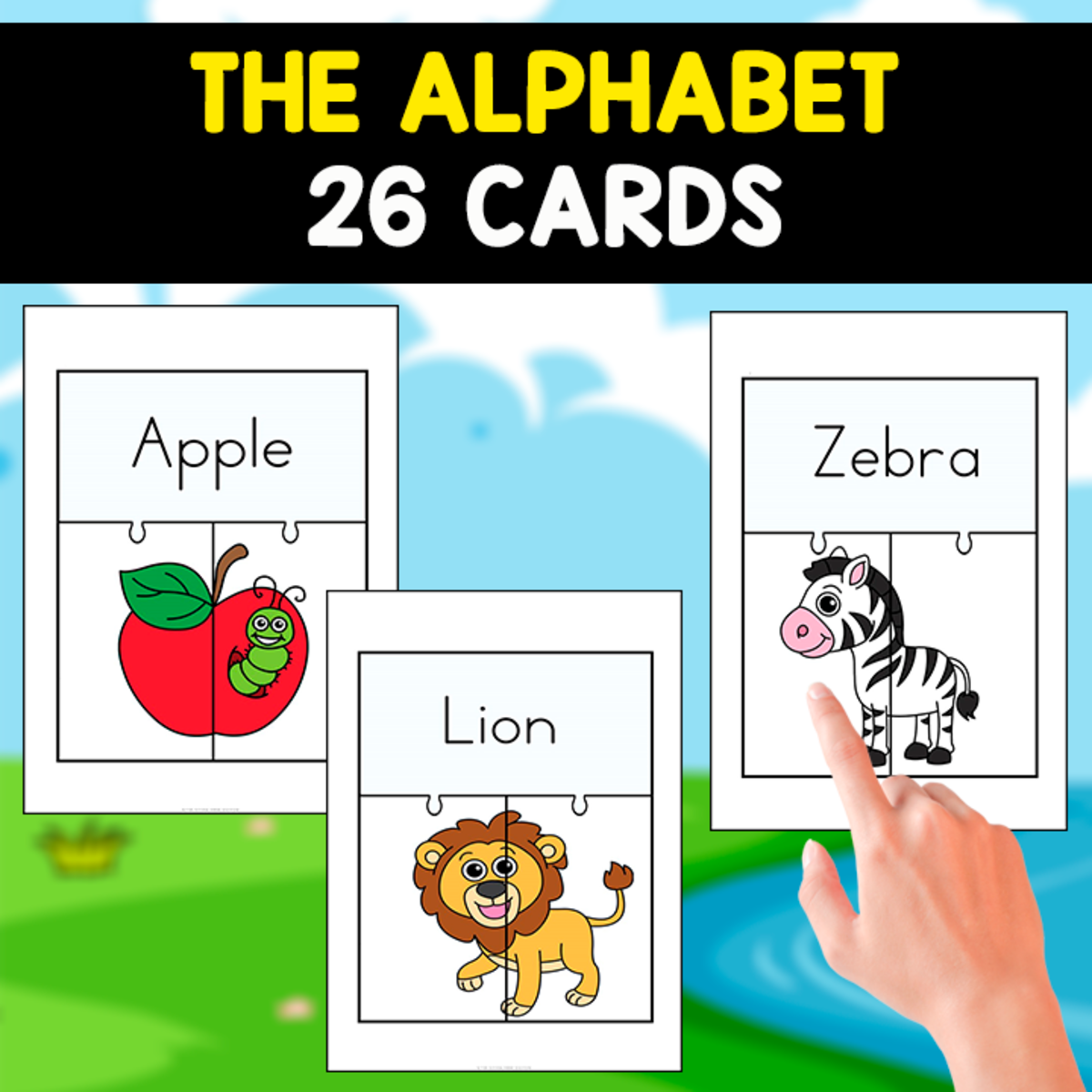 An educational teaching resource from EDITORIAL LAURA EDUCA entitled 26 FREE ALPHABET CARDS | LETTER A TO Z downloadable at Teach Simple.