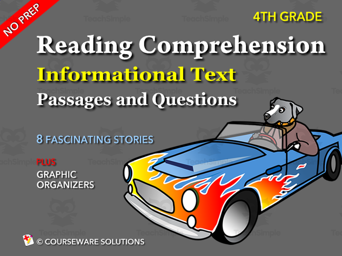 An educational teaching resource from WorksheetsPlus entitled 4th Grade Non-Fiction Reading Comprehension Passages and Questions downloadable at Teach Simple.