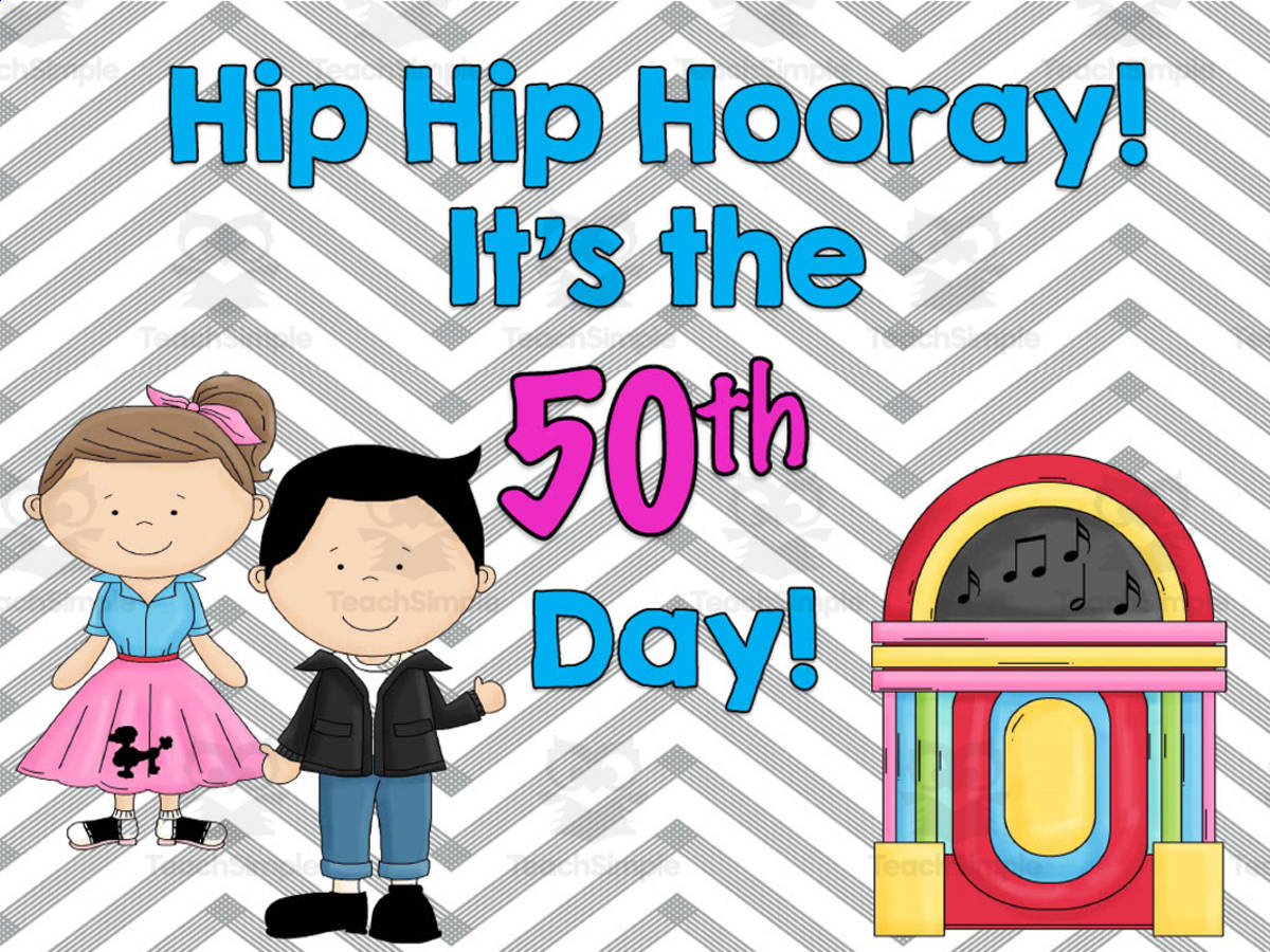 An educational teaching resource from Kerry Boles entitled 50th Day of School Bundle downloadable at Teach Simple.
