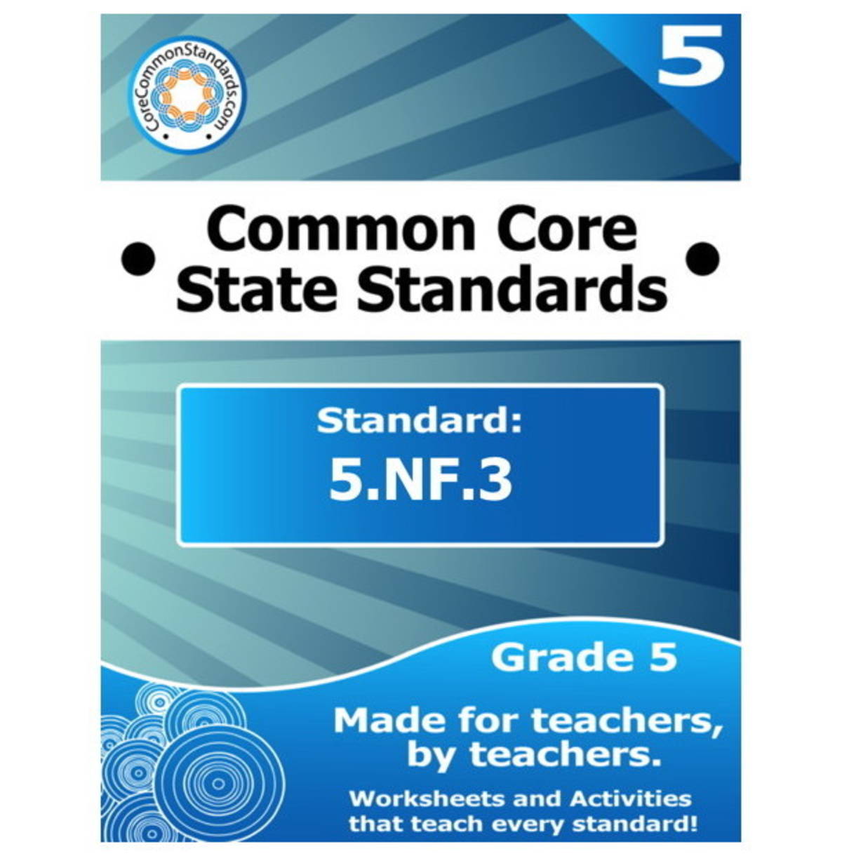 An educational teaching resource from Have Fun Teaching entitled 5.NF.3 Fifth Grade Common Core Lesson downloadable at Teach Simple.