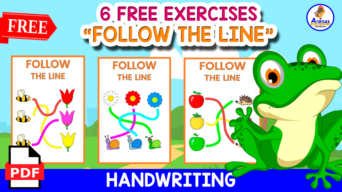 An educational teaching resource from EDITORIAL LAURA EDUCA entitled 6 FREE EXERCISES | FOLLOW THE LINE downloadable at Teach Simple.