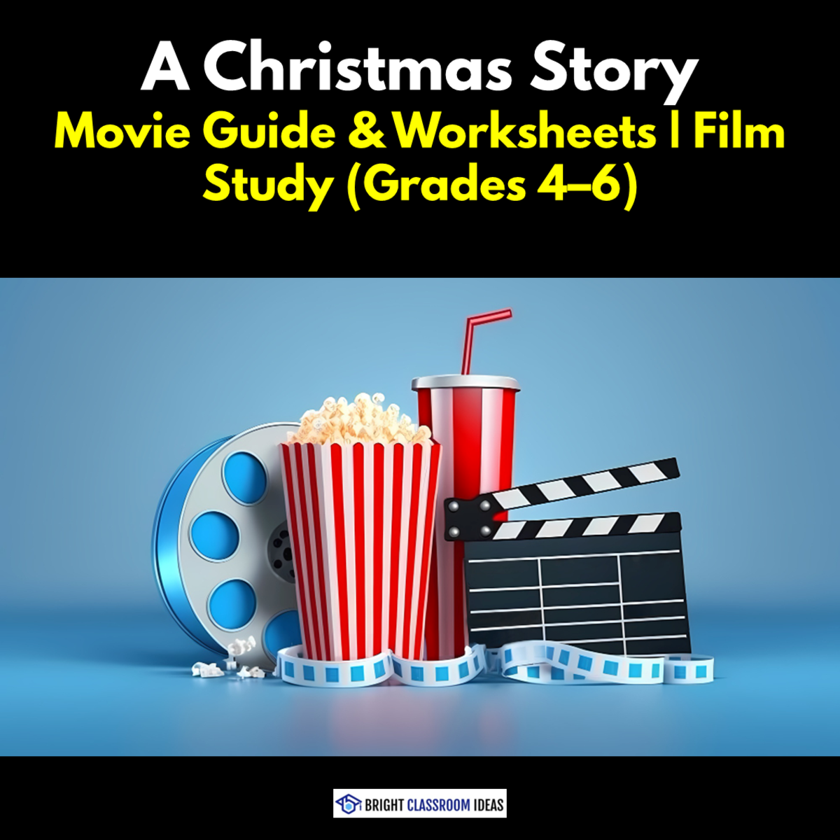 An educational teaching resource from Bright Classroom Ideas Marketplace entitled A Christmas Story – 2-Hour Lesson Plan (Grades 4–6) downloadable at Teach Simple.