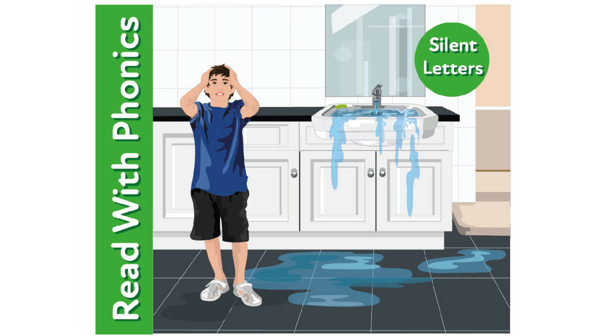An educational teaching resource from Guinea Pig Education entitled A Disaster Strikes: Read The Story To Reinforce Silent Letters (calm) downloadable at Teach Simple.