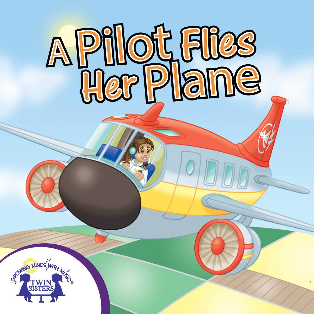 An educational teaching resource from Twin Sisters Digital Media entitled A Pilot Flies Her Plane Audio Book downloadable at Teach Simple.