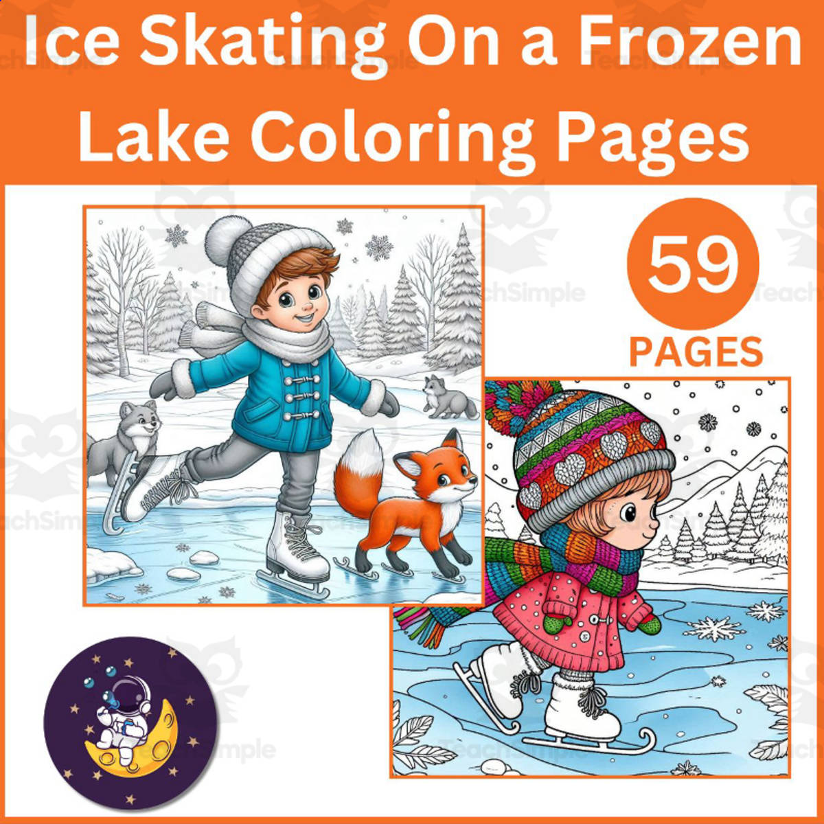 An educational teaching resource from space shope entitled A Wild Coloring Adventure with Animals of the Desert downloadable at Teach Simple.