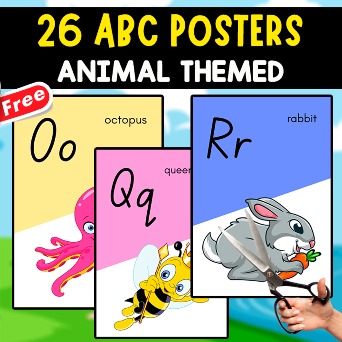 An educational teaching resource from EDITORIAL LAURA EDUCA entitled ABC 26 ILLUSTRATIONS | ALPHABET DECOR downloadable at Teach Simple.