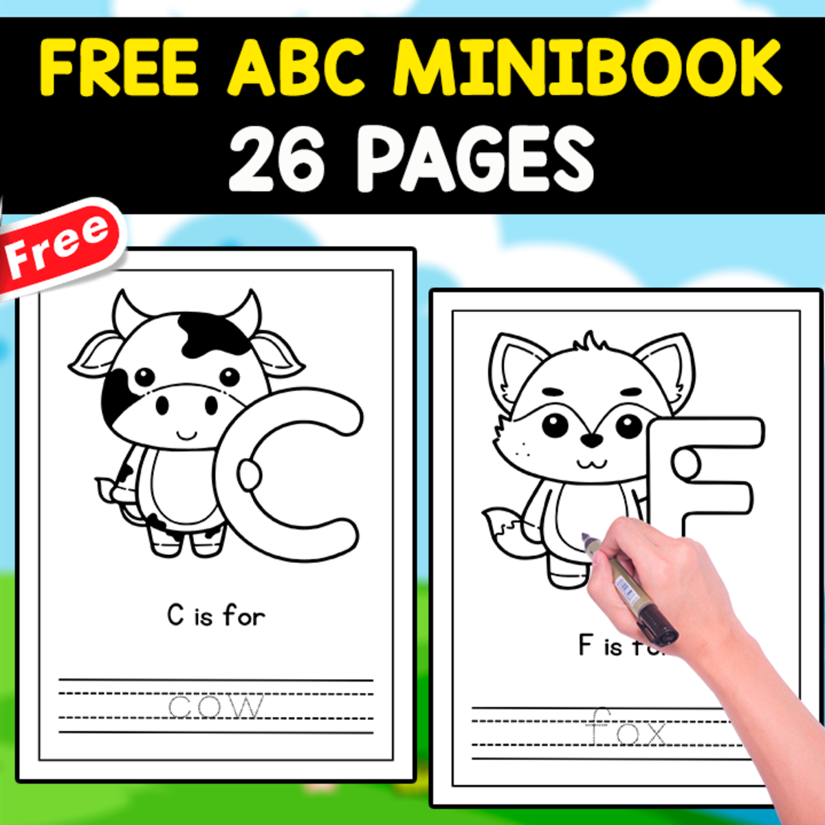 An educational teaching resource from EDITORIAL LAURA EDUCA entitled ABC OF ANIMALS | FREE MINIBOOK downloadable at Teach Simple.