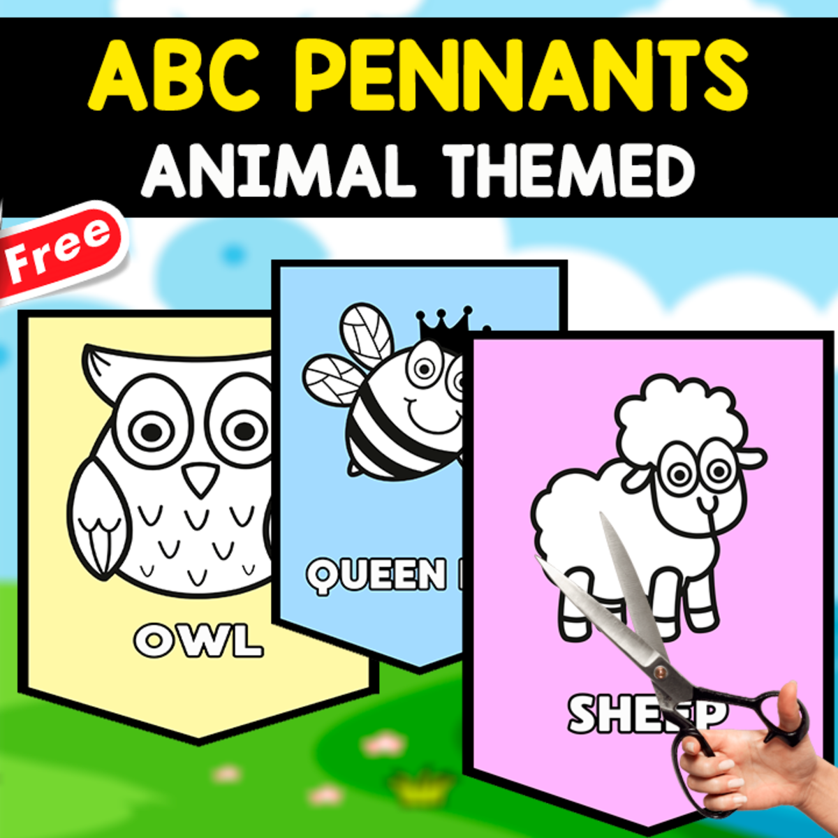 An educational teaching resource from EDITORIAL LAURA EDUCA entitled ABC PENNANTS | CLASSROOM DECOR downloadable at Teach Simple.
