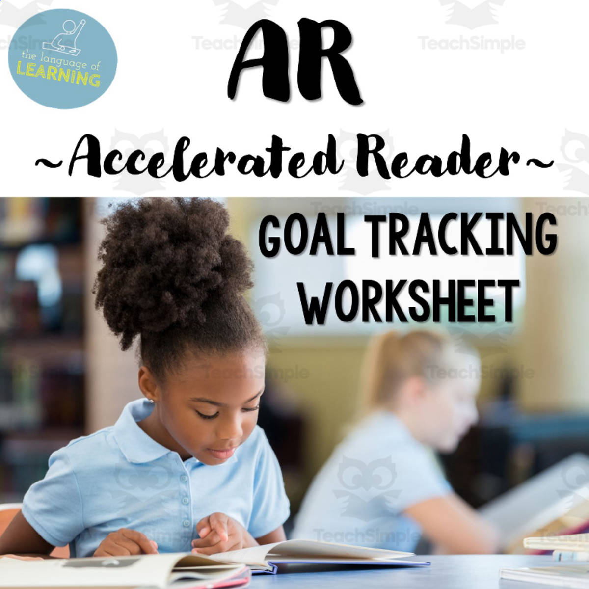 An educational teaching resource from The Language of Learning entitled Accelerated Reader Goal Tracking Worksheet downloadable at Teach Simple.