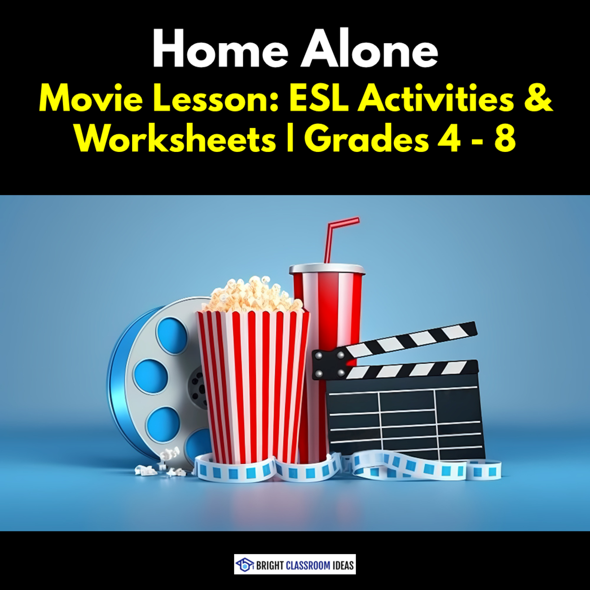 An educational teaching resource from Bright Classroom Ideas Marketplace entitled Activities based on the movie 'Home Alone' downloadable at Teach Simple.