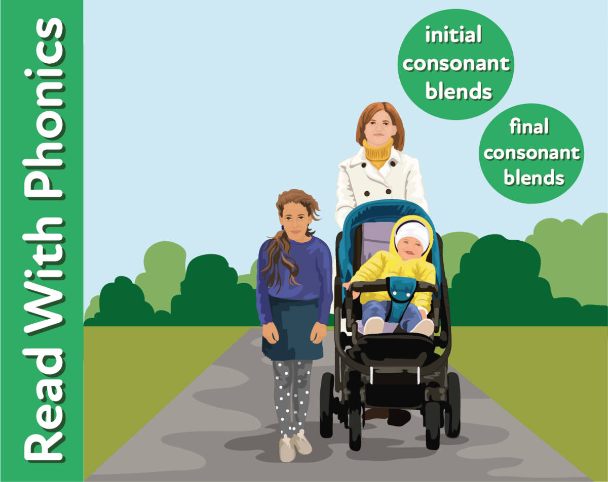 An educational teaching resource from Guinea Pig Education entitled Activities To Help Kids Read Words With Initial & Final Consonant Blends downloadable at Teach Simple.
