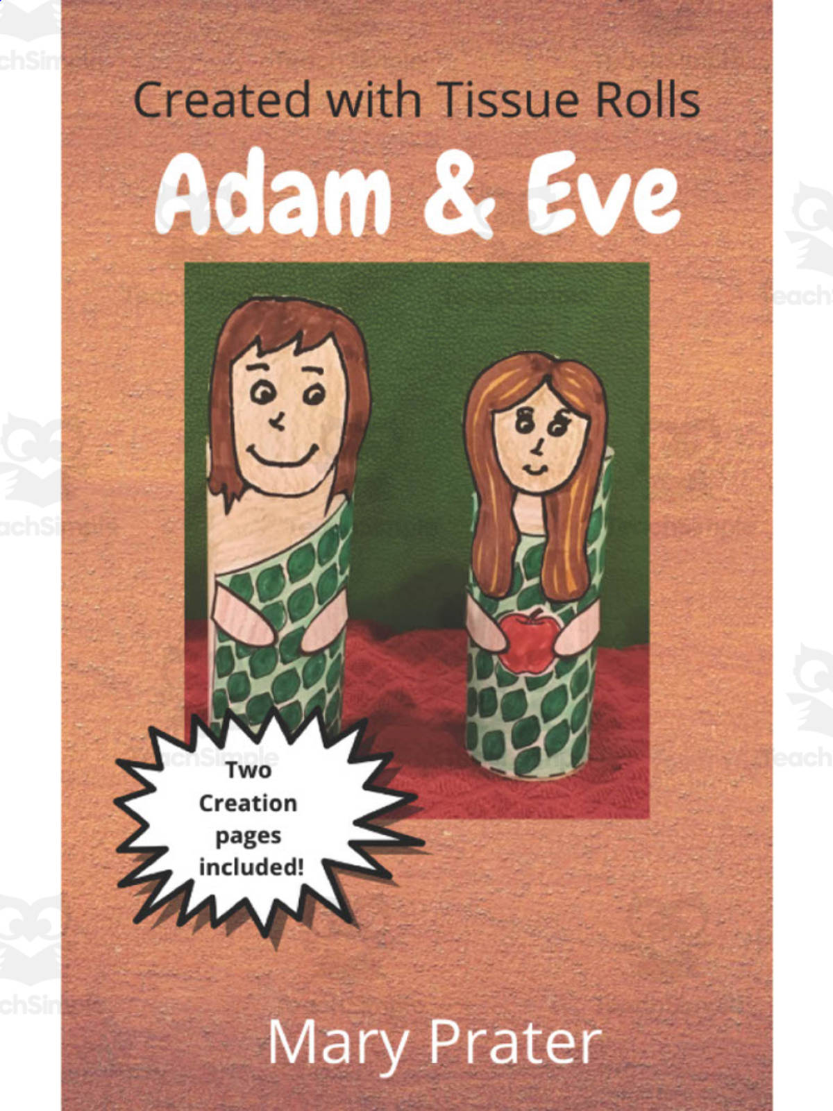 An educational teaching resource from The Kinder Lady entitled Adam and Eve Printable Craft downloadable at Teach Simple.