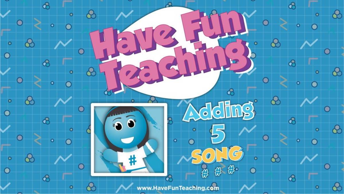 An educational teaching resource from Have Fun Teaching entitled Adding 5 Song (MP3) downloadable at Teach Simple.