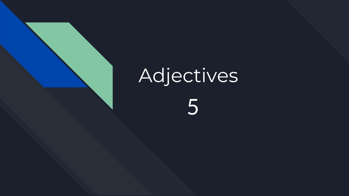 An educational teaching resource from Cored Education entitled Adjectives Sample Grades 3-4 Grammar (PPT) downloadable at Teach Simple.