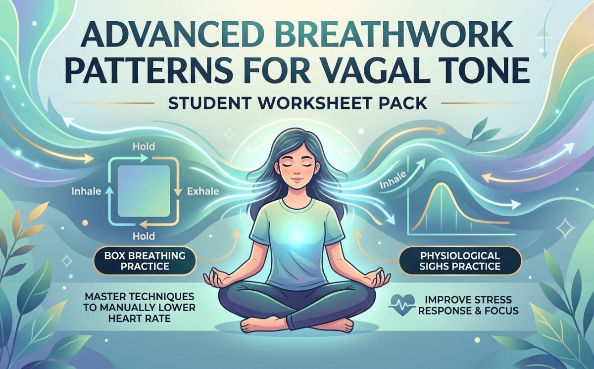 An educational teaching resource from Creative Book Store entitled Advanced Breathwork Patterns for Vagal Tone downloadable at Teach Simple.